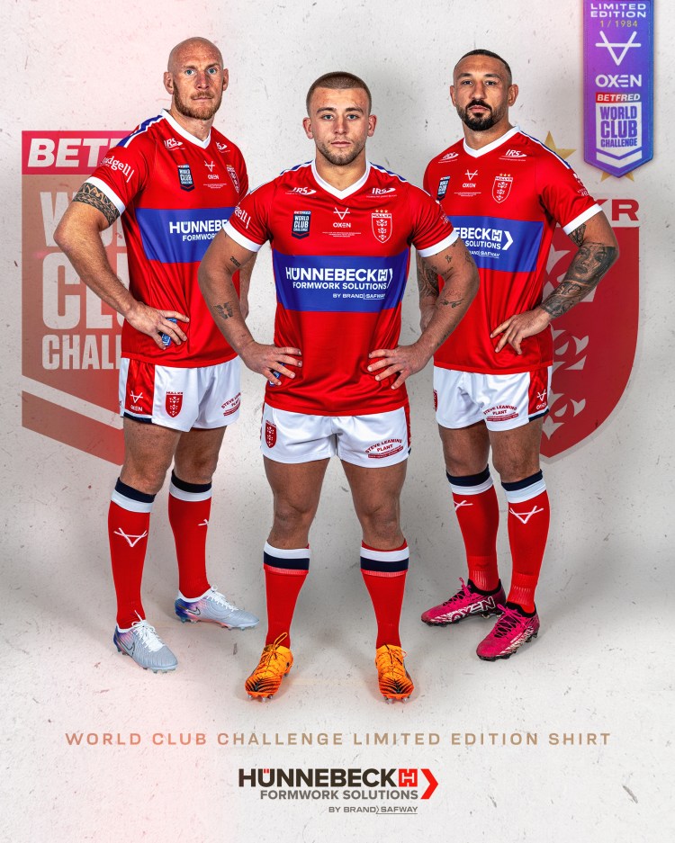 Hull KR 2026 World Club Challenge&nbsp;Shirt